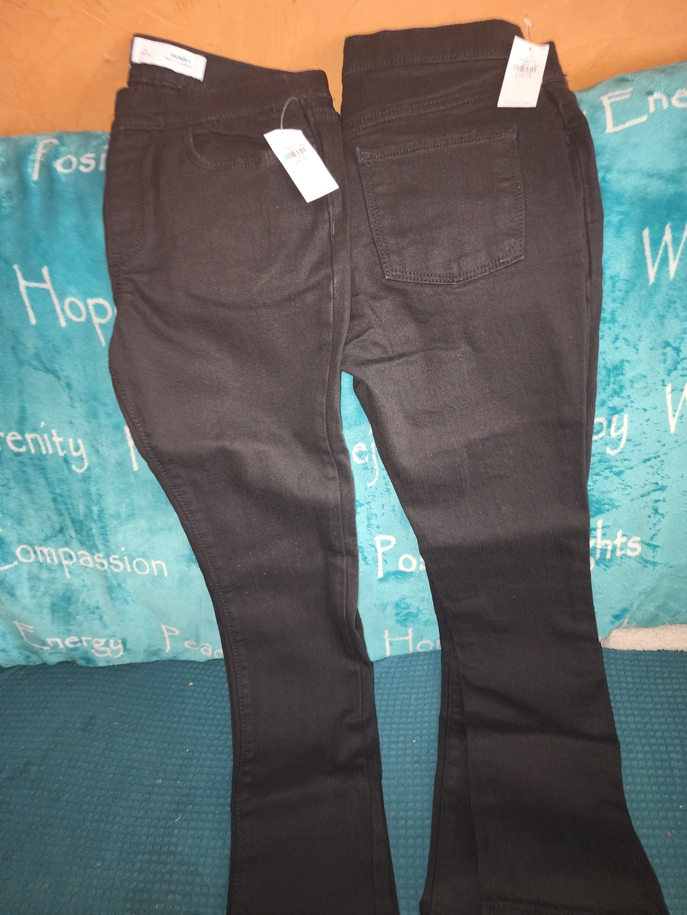 Old Navy Girls' Black Skinny Jeans - 2 Pair Set